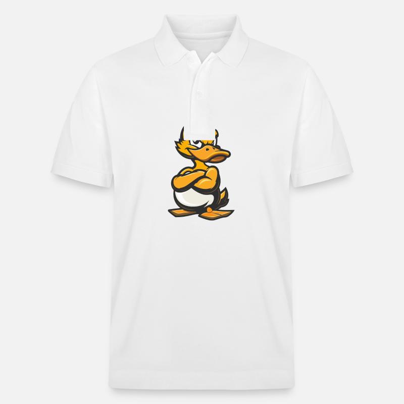 Bande dessinée de canard - Polo PREPSTER bio Stanley/Stella Unisexe - blanc
