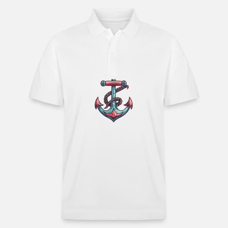 Port d’ancrage - Polo PREPSTER bio Stanley/Stella Unisexe - blanc