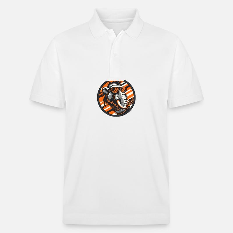Mammut Comic Cool Sommer - Stanley/Stella Unisex Bio-Poloshirt PREPSTER - Weiß