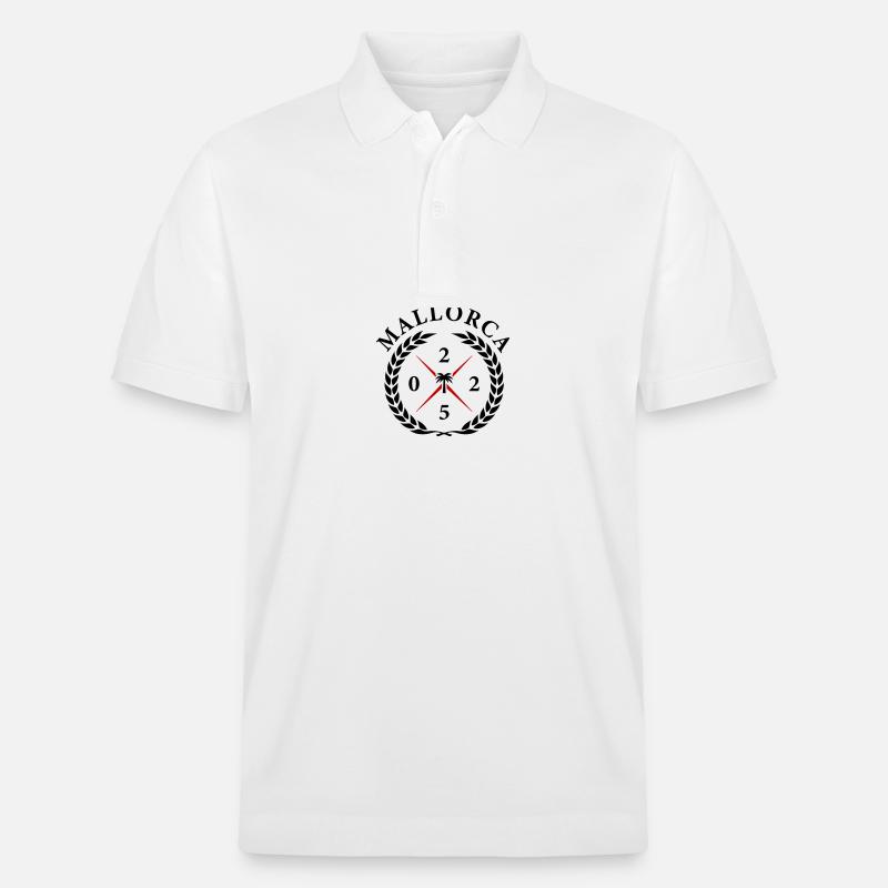 Mallorca 2025 - Stanley/Stella Unisex Bio-Poloshirt PREPSTER - Weiß
