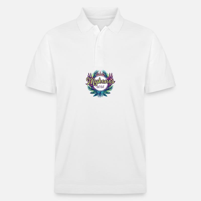 L’équipe de Mykonos 2025 - Polo PREPSTER bio Stanley/Stella Unisexe - blanc