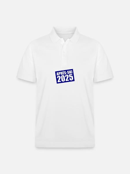 Après-ski 2025 - Stanley/Stella Unisex Organic Polo Shirt PREPSTER - white