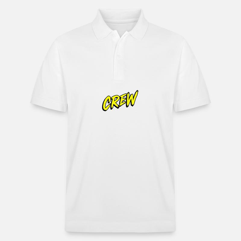 Lettrage de l’équipage - Polo PREPSTER bio Stanley/Stella Unisexe - blanc