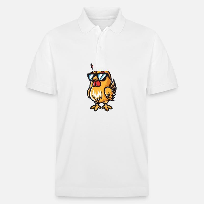 Animal coq - Polo PREPSTER bio Stanley/Stella Unisexe - blanc