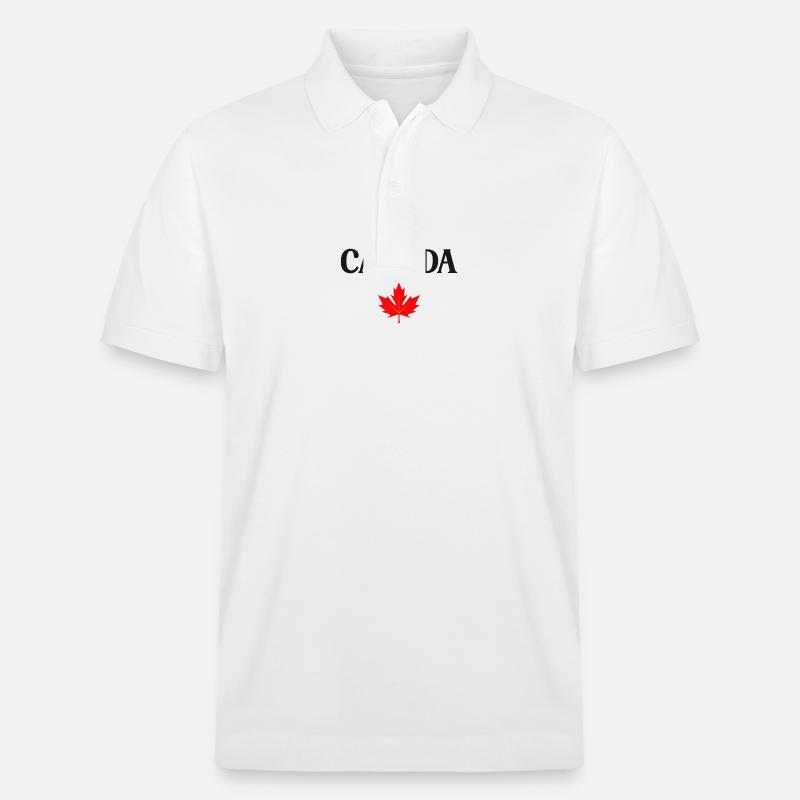 erable canada - Polo PREPSTER bio Stanley/Stella Unisexe - blanc