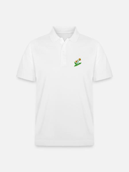 Dandelion - Stanley/Stella Unisex Organic Polo Shirt PREPSTER - white