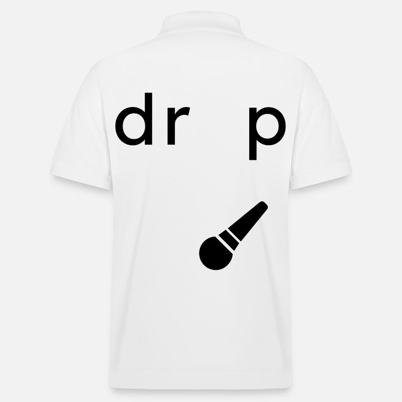 Drop the Microphone Geschenk - Stanley/Stella Unisex Bio-Poloshirt PREPSTER - Weiß