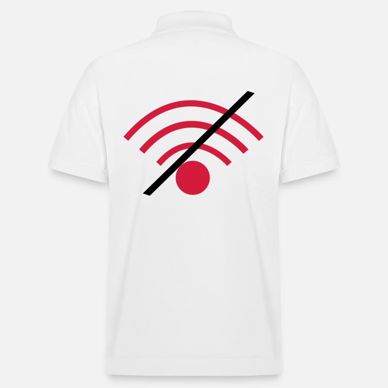 Kein Wlan - Stanley/Stella Unisex Bio-Poloshirt PREPSTER - Weiß
