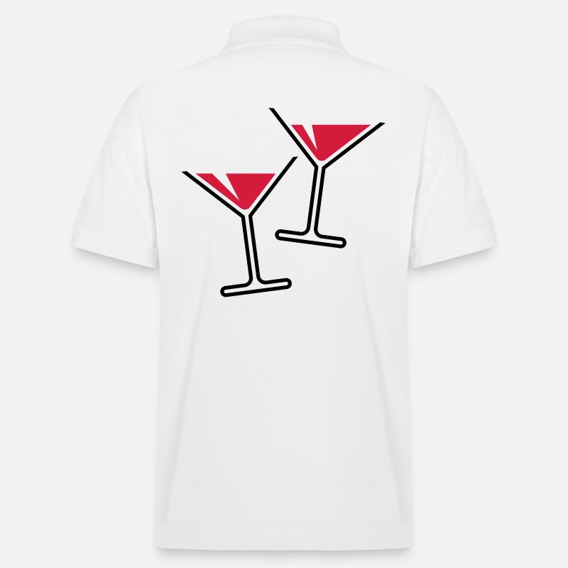 XZtwo Vœux d’été (rouge) - Polo PREPSTER bio Stanley/Stella Unisexe - blanc