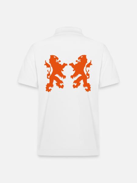 twee leeuwen - Stanley/Stella Unisex Organic Polo Shirt PREPSTER - white
