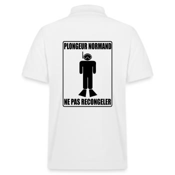 Plongeur Normand - Polo PREPSTER bio Stanley/Stella Unisexe - blanc - Dos - Andy (188cm)