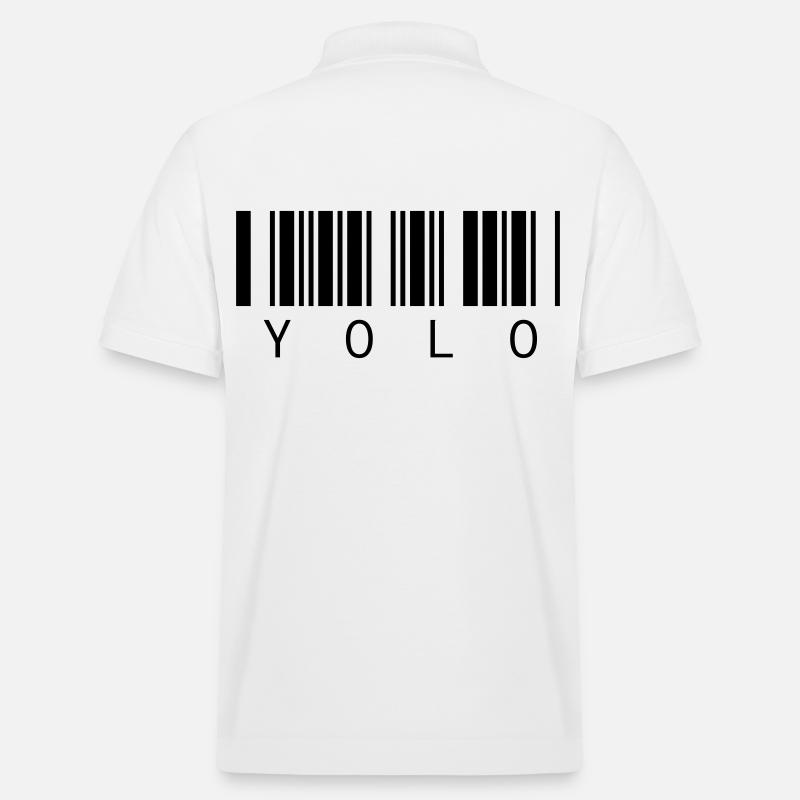 YOLO - Vous ne vivez qu’une fois - Polo PREPSTER bio Stanley/Stella Unisexe - blanc