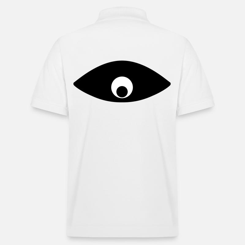 L’œil qui vous observe - Polo PREPSTER bio Stanley/Stella Unisexe - blanc