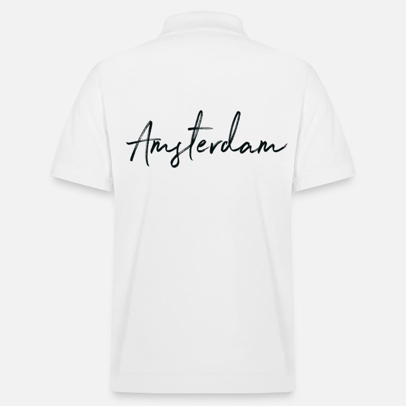 Amsterdam - Stanley/Stella Unisex Bio-Poloshirt PREPSTER - Weiß