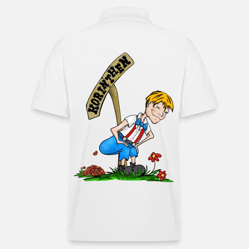 Korinthenkacker blond - Stanley/Stella Unisex Bio-Poloshirt PREPSTER - Weiß