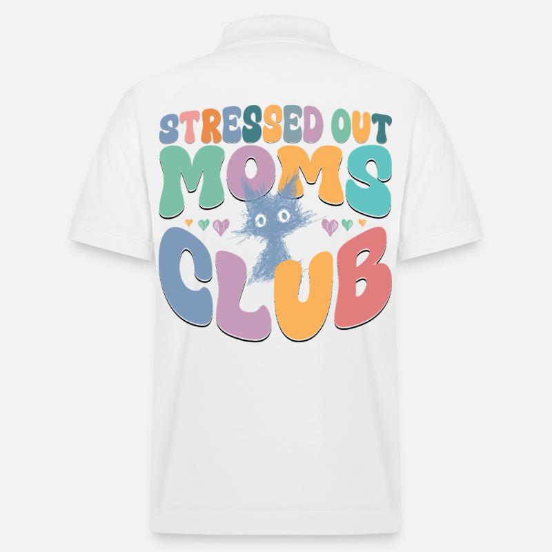 T-shirt graphique Mom Life - Polo PREPSTER bio Stanley/Stella Unisexe - blanc