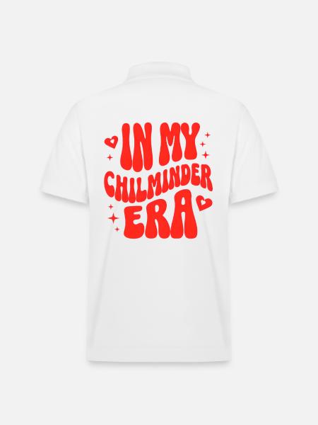 Childminder Profession Training Pedagogy Gift - Stanley/Stella Unisex Organic Polo Shirt PREPSTER - white