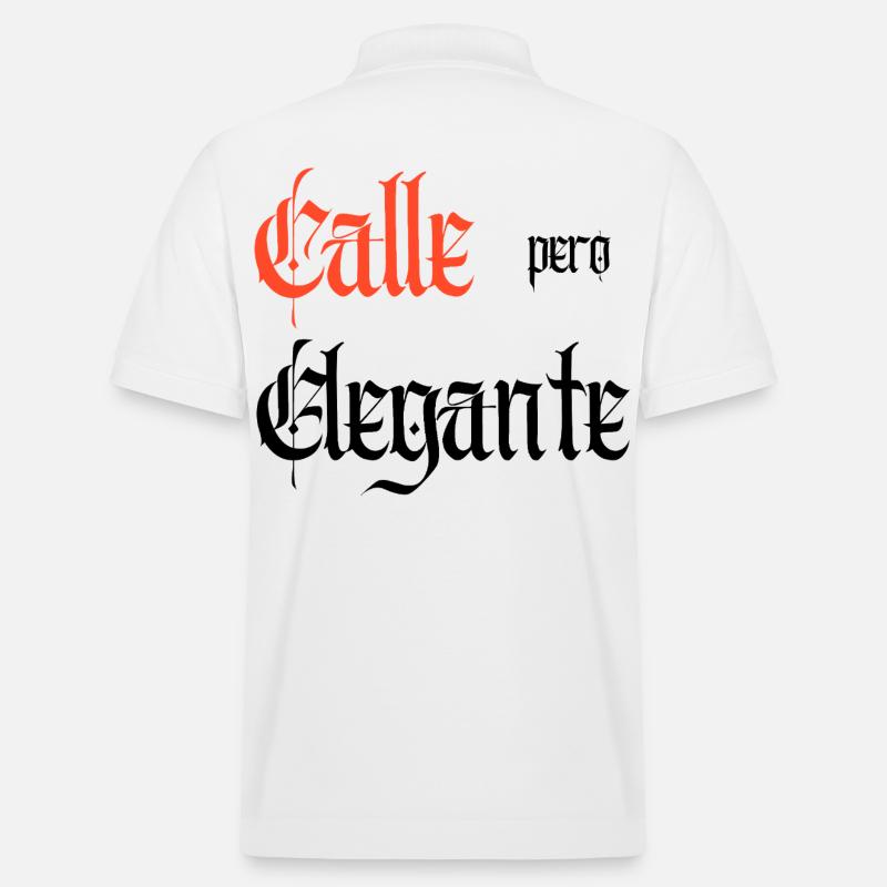 Calle Pero Elegante - Stanley/Stella Unisex Bio-Poloshirt PREPSTER - Weiß
