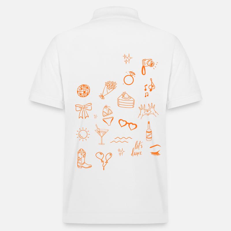 Bride Icons 2026 personalizable - Stanley/Stella Unisex Bio-Poloshirt PREPSTER - Weiß