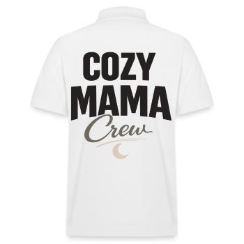 Style Mama Crew Cosy Mama - Polo PREPSTER bio Stanley/Stella Unisexe - blanc - Dos - Andy (188cm)