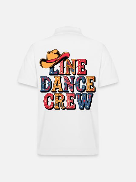 Line Dance Crew - Stanley/Stella Unisex Bio-Poloshirt PREPSTER - Weiß