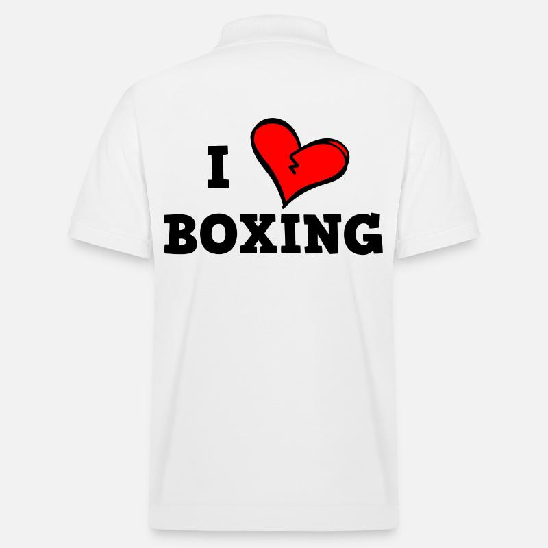 J’adore la boxe - Polo PREPSTER bio Stanley/Stella Unisexe - blanc