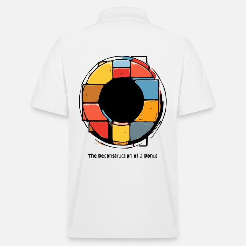 Die Dekonstruktion eines Donuts - Stanley/Stella Unisex Bio-Poloshirt PREPSTER - Weiß