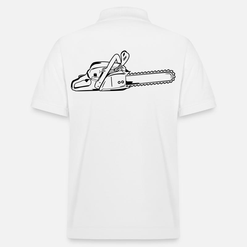 Tronçonneuse - Polo PREPSTER bio Stanley/Stella Unisexe - blanc