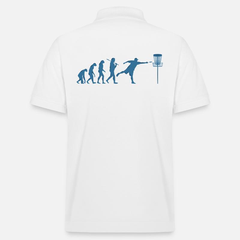 Disc Golf Evolution - Polo PREPSTER bio Stanley/Stella Unisexe - blanc