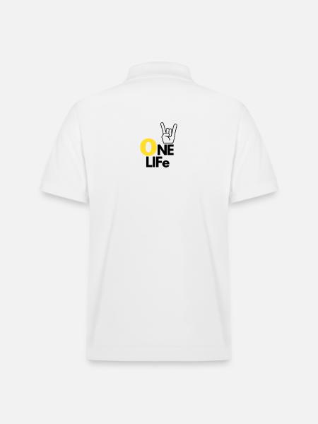 One life - Polo PREPSTER bio Stanley/Stella Unisexe - blanc