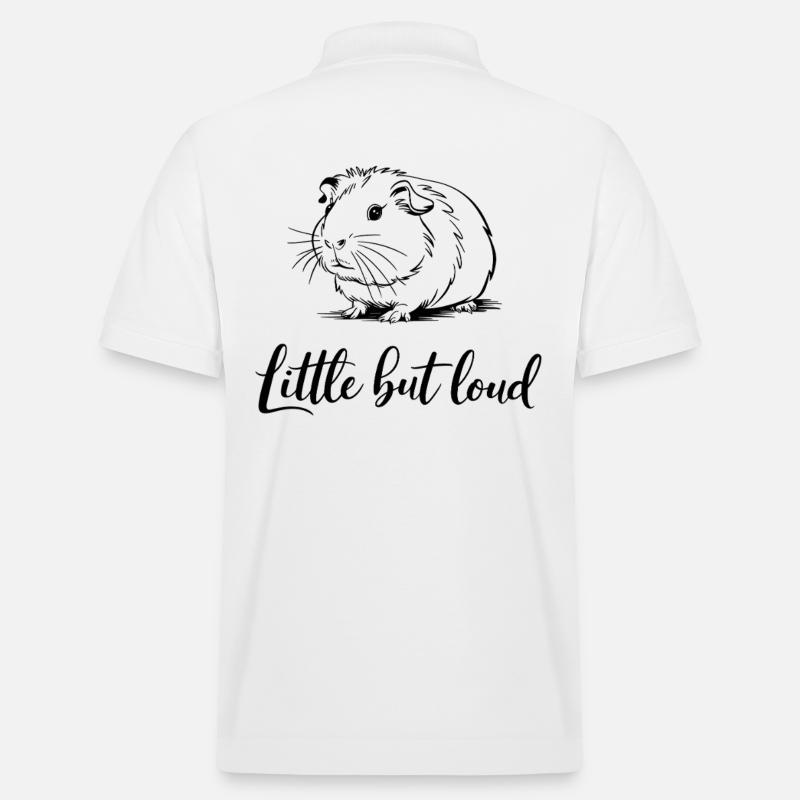 Cochon d’Inde petit mais bruyant - Polo PREPSTER bio Stanley/Stella Unisexe - blanc