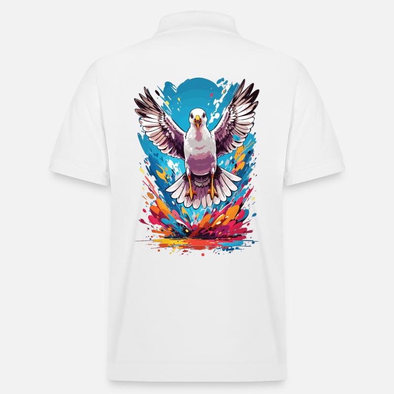 Vacances d’été de mouette - Polo PREPSTER bio Stanley/Stella Unisexe - blanc
