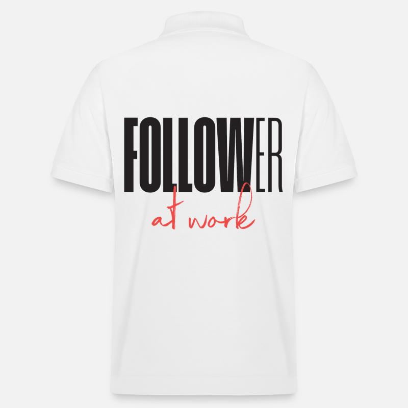 Follower at work - Stanley/Stella Unisex Bio-Poloshirt PREPSTER - Weiß