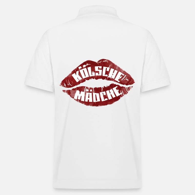 Kölsche Mädche Köln Kölnerin Mädchen - Stanley/Stella Unisex Bio-Poloshirt PREPSTER - Weiß