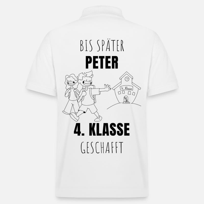 BIS SPAETER PETER - Stanley/Stella Unisex Bio-Poloshirt PREPSTER - Weiß