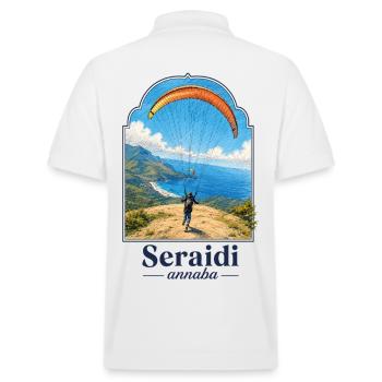 Parapente panoramique Annaba - Polo PREPSTER bio Stanley/Stella Unisexe - blanc - Dos - Andy (188cm)