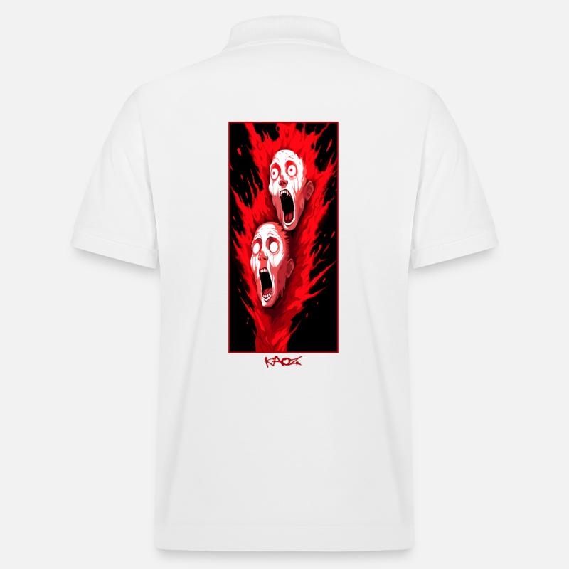 Paranoia im Gange - Stanley/Stella Unisex Bio-Poloshirt PREPSTER - Weiß