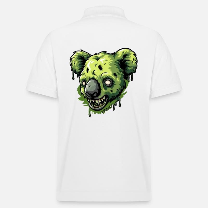 Zombie Koala - Stanley/Stella Unisex Bio-Poloshirt PREPSTER - Weiß