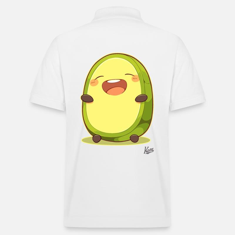 Drôle Joyeux Rire Avocat - Polo PREPSTER bio Stanley/Stella Unisexe - blanc