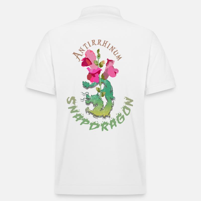 Drachenblumen - Stanley/Stella Unisex Bio-Poloshirt PREPSTER - Weiß