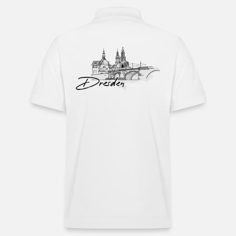 Dresde - Polo PREPSTER bio Stanley/Stella Unisexe - blanc