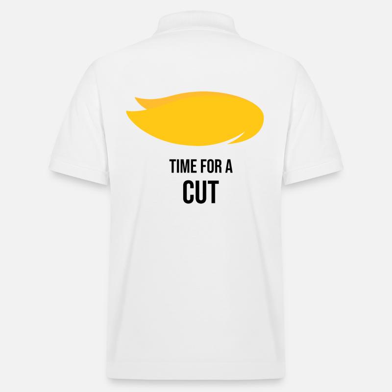 Time for a cut - Stanley/Stella Unisex Bio-Poloshirt PREPSTER - Weiß