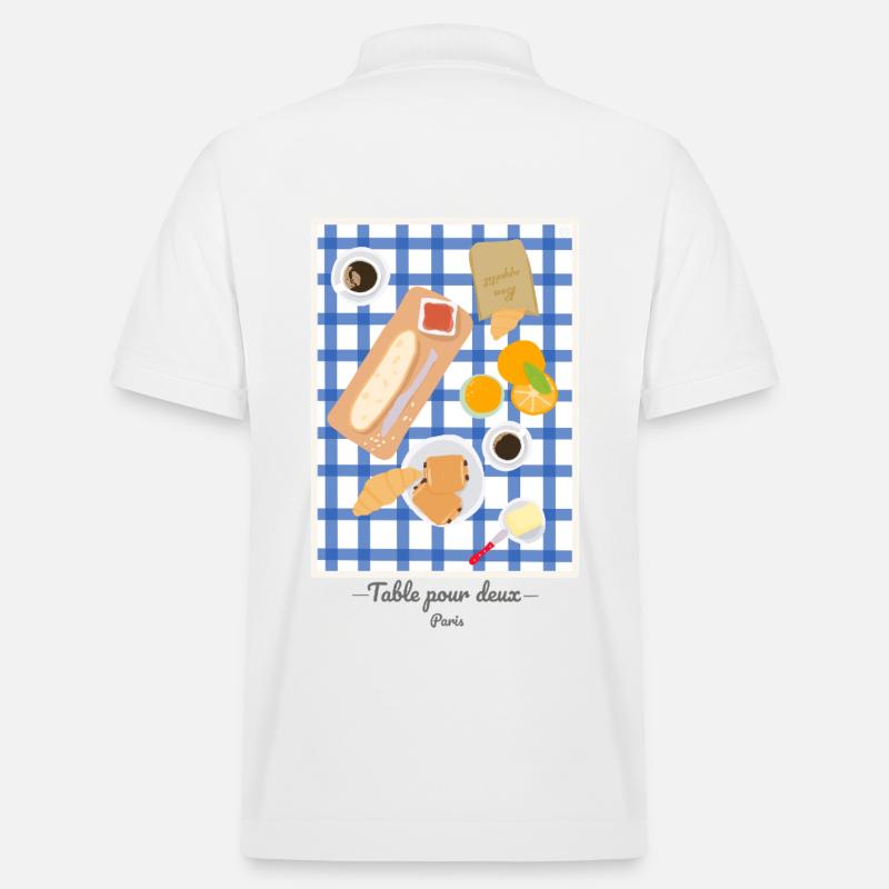 Table pour deux - France - Polo PREPSTER bio Stanley/Stella Unisexe - blanc