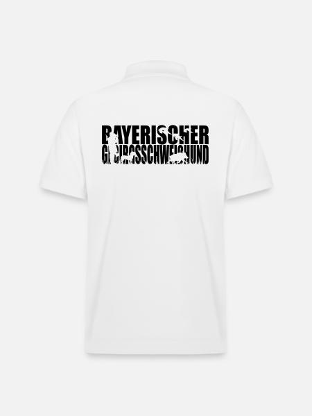 BAYERISCHER GEBIRGSSCHWEISSHUND Jagdhunde Wilsigns - Stanley/Stella Unisex Bio-Poloshirt PREPSTER - Weiß