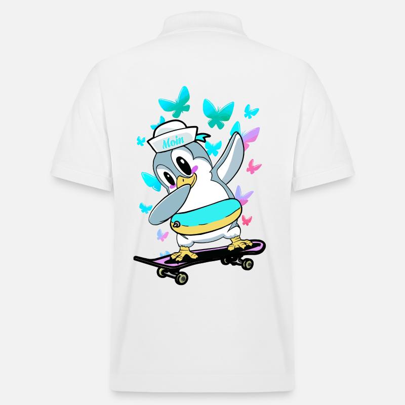 Pingouin Enfant Enfants Bébé Tout-petit - Polo PREPSTER bio Stanley/Stella Unisexe - blanc