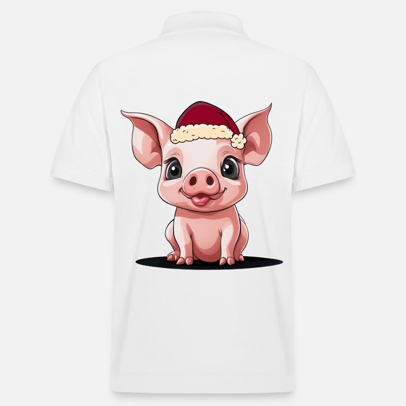 Père Noël Noël - Polo PREPSTER bio Stanley/Stella Unisexe - blanc