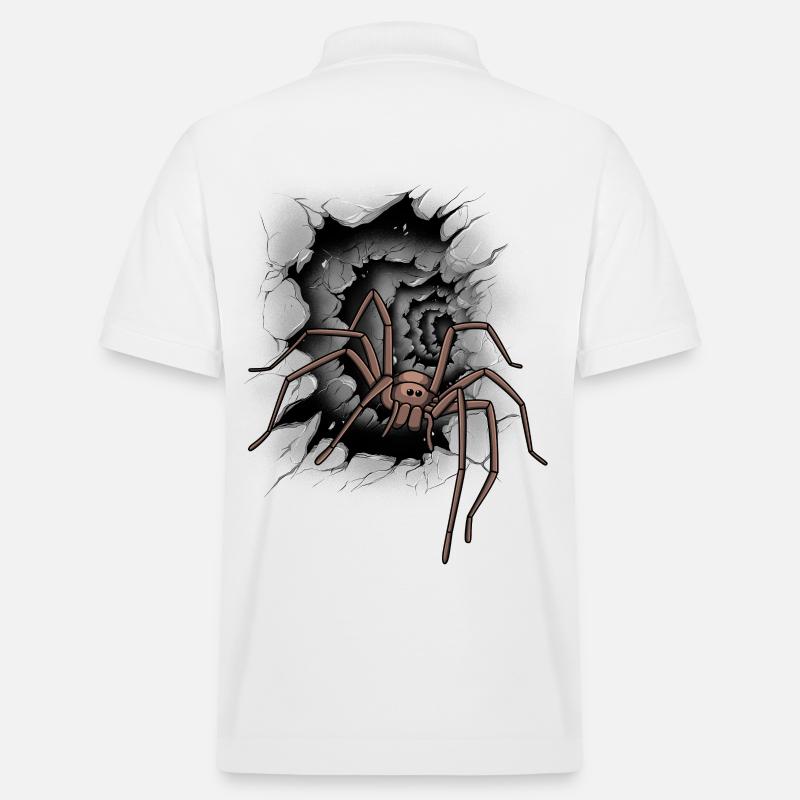 Araignée Halloween Araignées - Polo PREPSTER bio Stanley/Stella Unisexe - blanc
