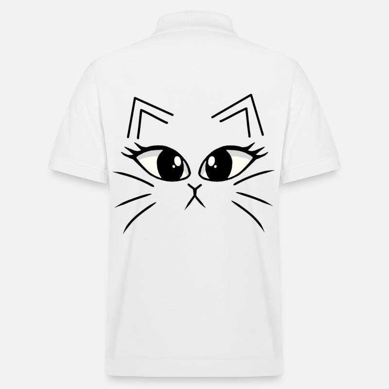 Kätzchen Katze Katzen - Stanley/Stella Unisex Bio-Poloshirt PREPSTER - Weiß