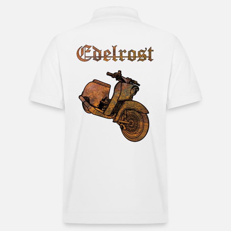Edelrost // Schwalbe - Stanley/Stella Unisex Bio-Poloshirt PREPSTER - Weiß