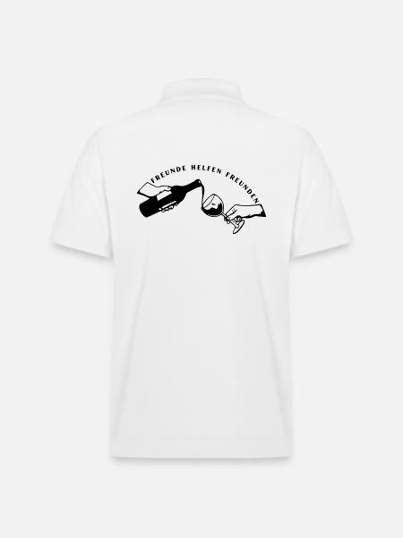 Freunde helfen Freunden - Stanley/Stella Unisex Bio-Poloshirt PREPSTER - Weiß